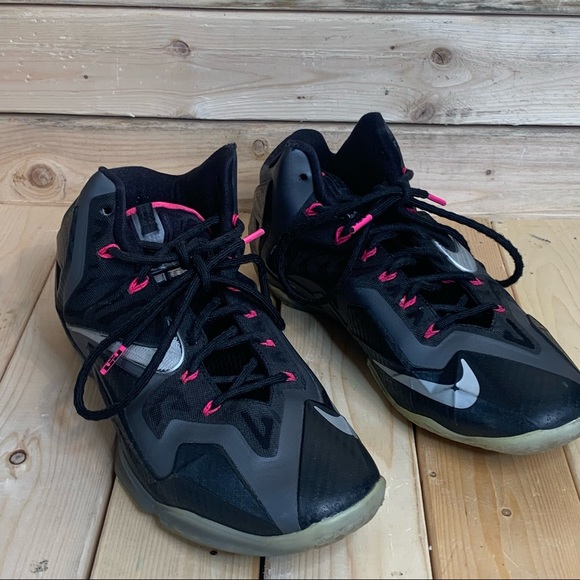 Nike Lebron 11 XI Sneakers Size 11 "Miami Nights" 616175-003 2013 - Picture 2 of 10